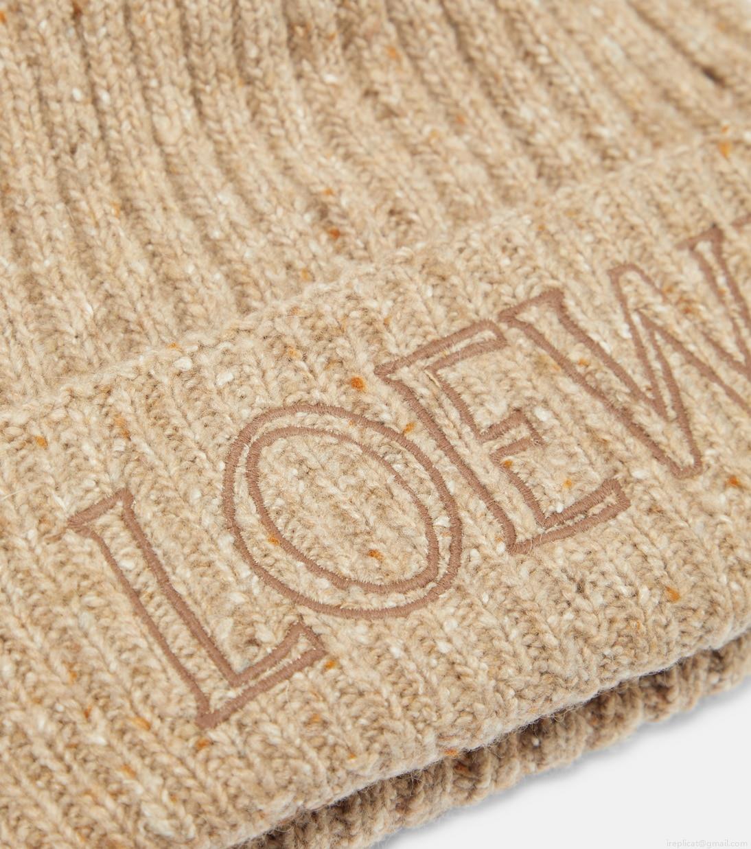 LoeweLogo embroidered beanie