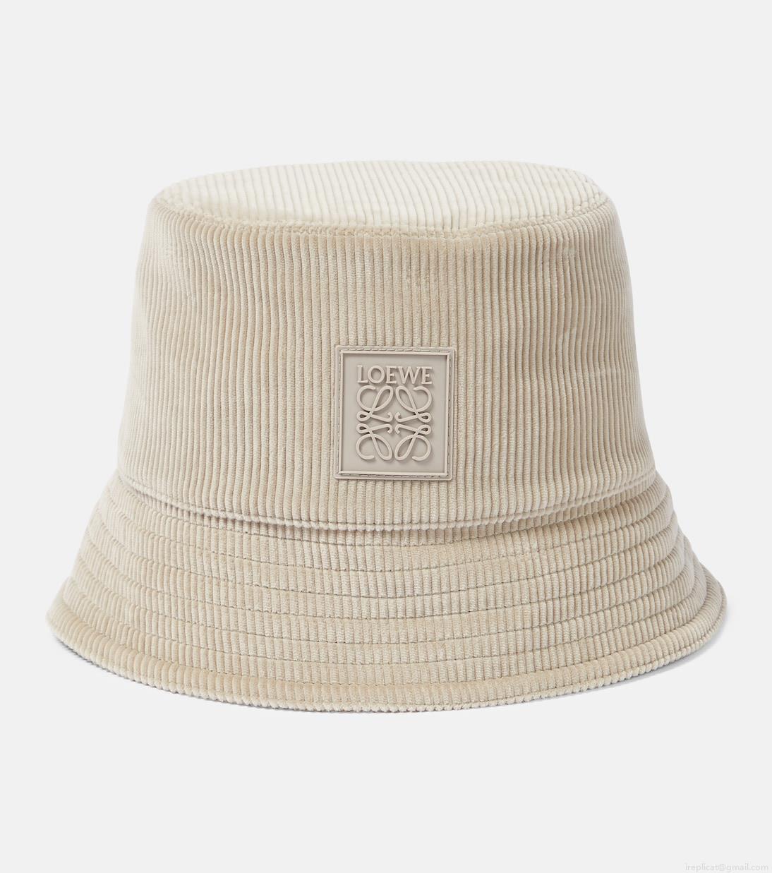 LoeweAnagram corduroy bucket hat LoeweAnagram corduroy bucket hat