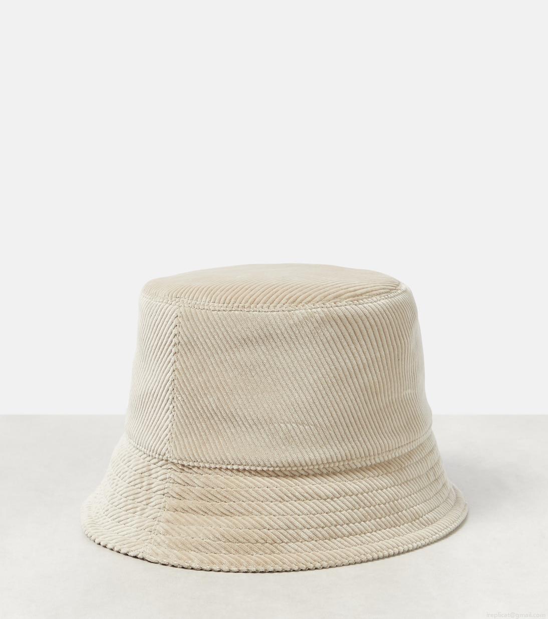 LoeweAnagram corduroy bucket hat LoeweAnagram corduroy bucket hat