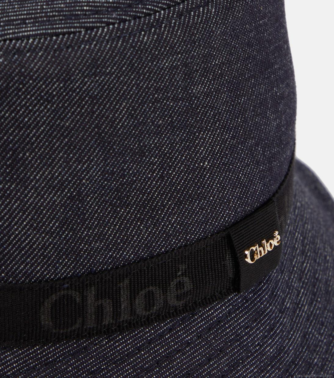 ChloéWoody denim bucket hat