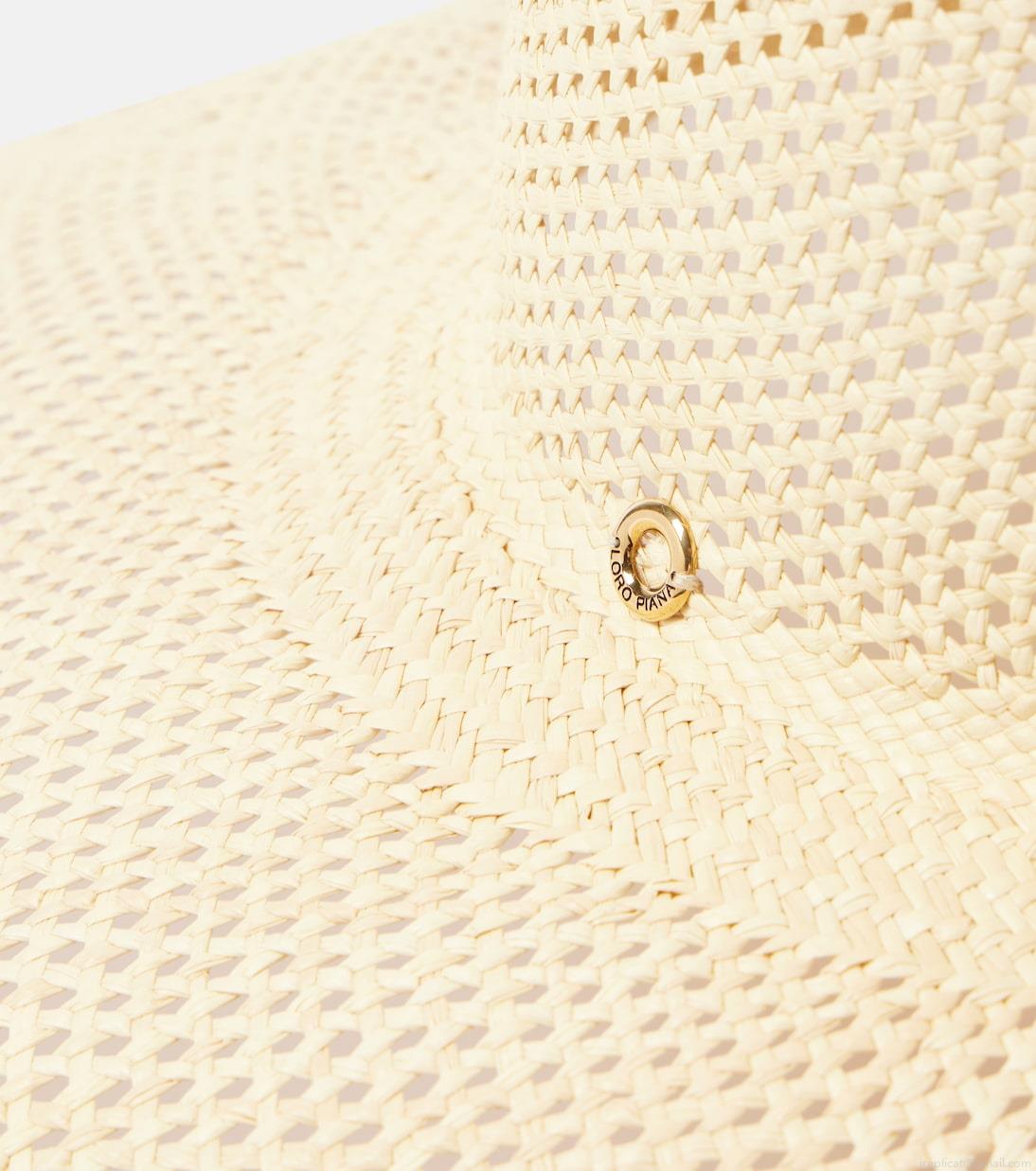 Loro PianaNari straw sun hat