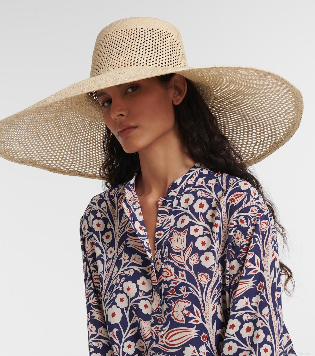 Loro PianaNari straw sun hat