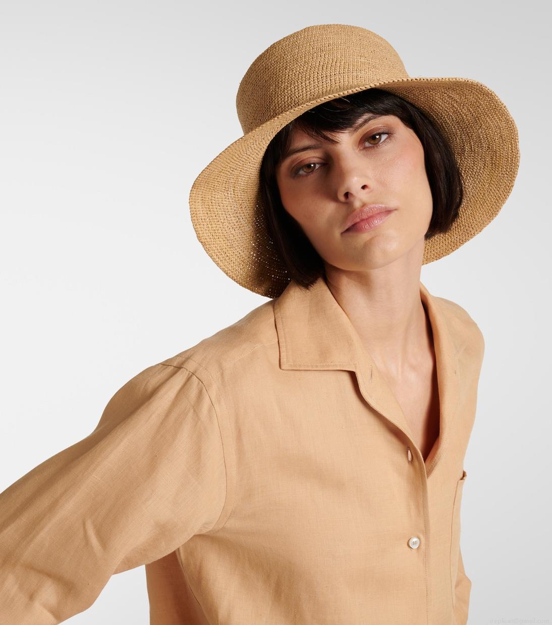 Loro PianaAiri straw hat