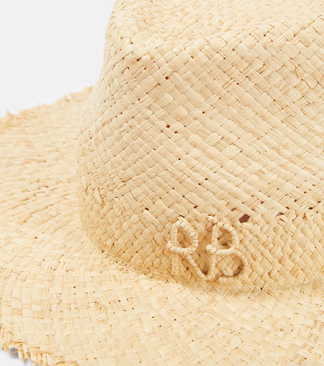 Ruslan BaginskiyEmbellished straw fedora