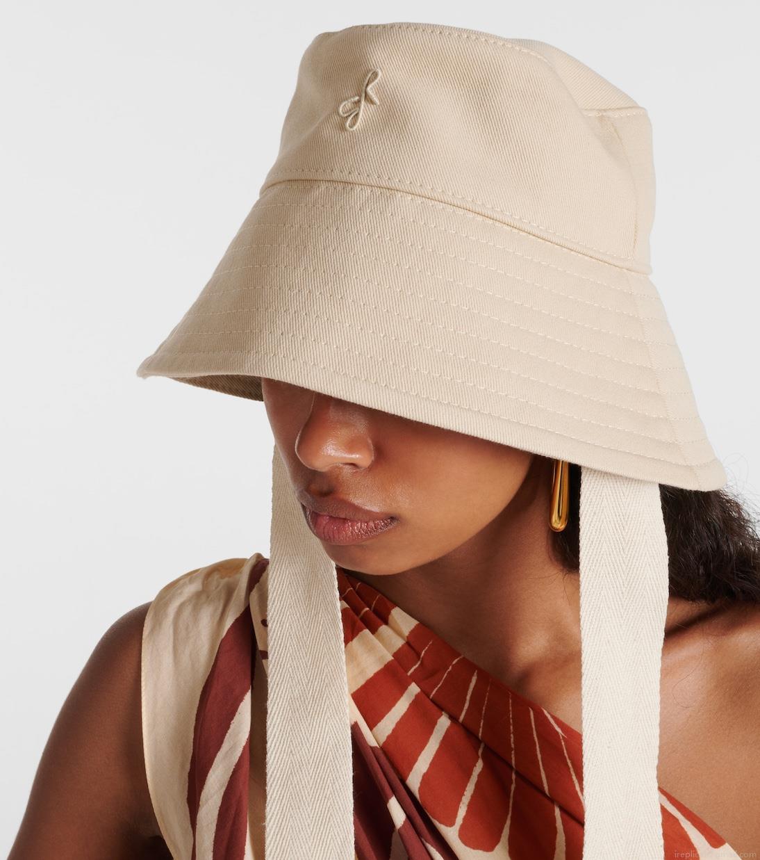 Ruslan BaginskiyMonogram cotton bucket hat