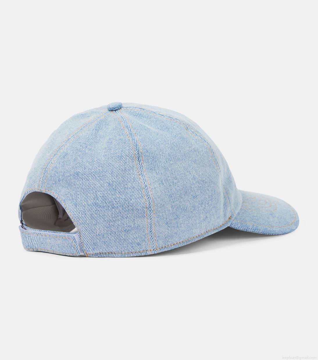 MonclerCanvas baseball cap