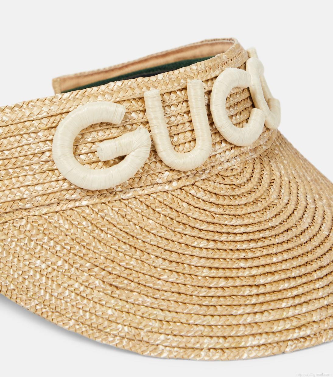 GucciStella straw visor