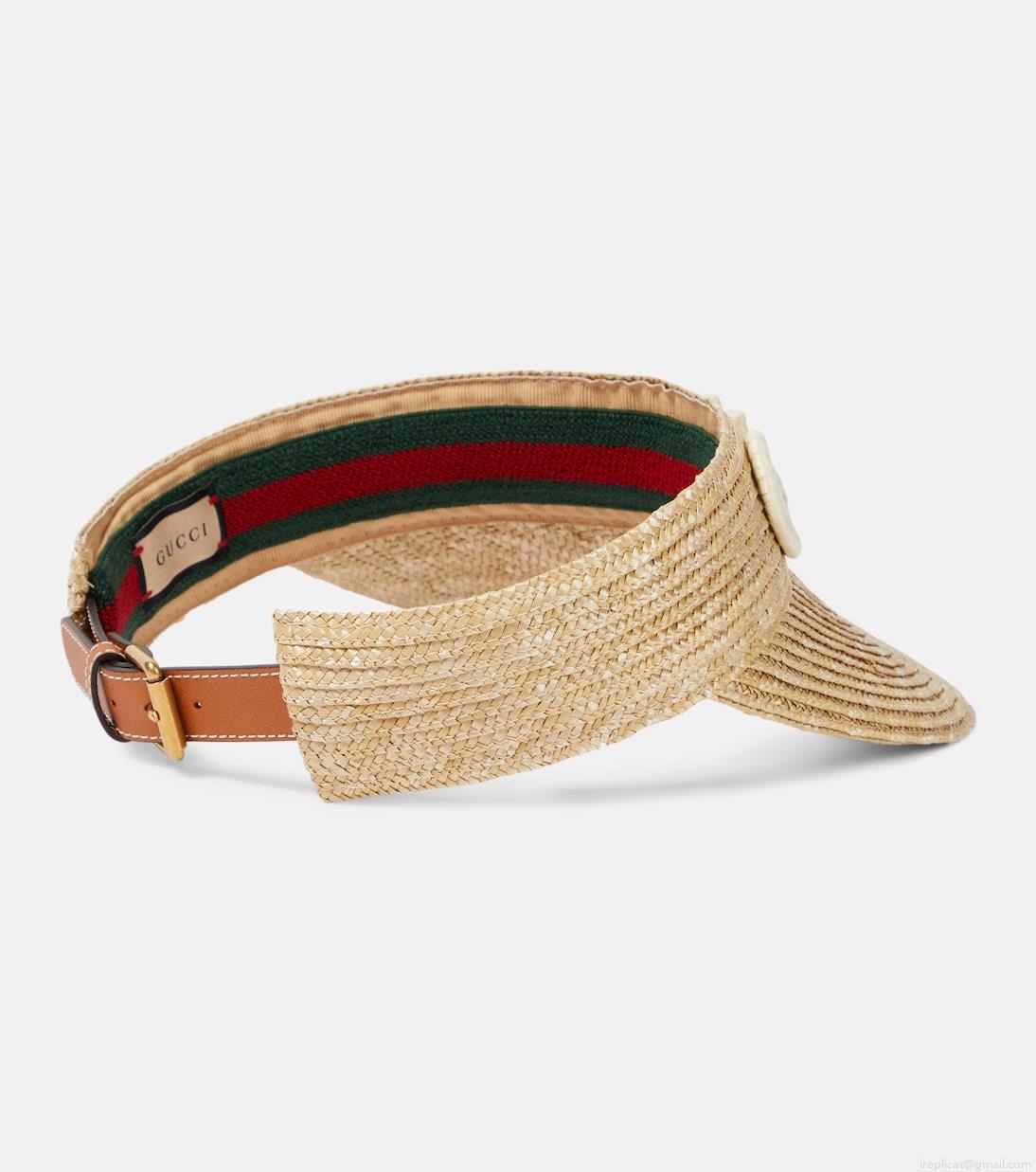 GucciStella straw visor