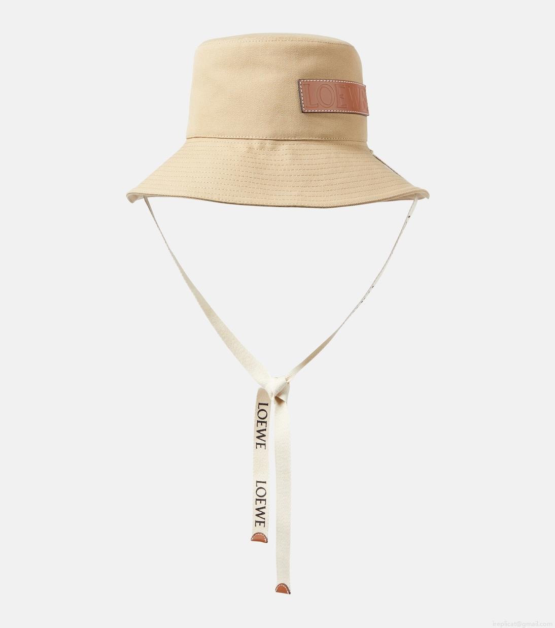 LoeweLogo canvas bucket hat