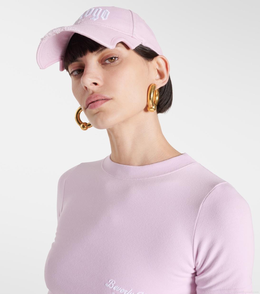 BalenciagaNologo cotton baseball cap