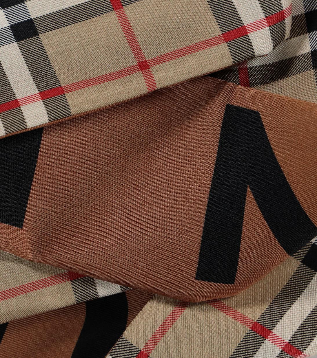 BurberryCheck silk scarf