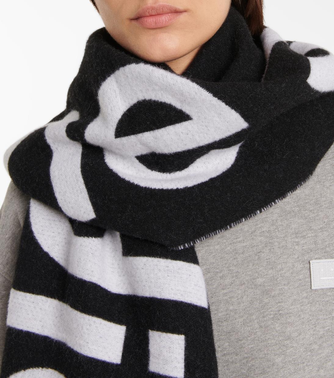 Acne StudiosToronty wool-blend jacquard scarf