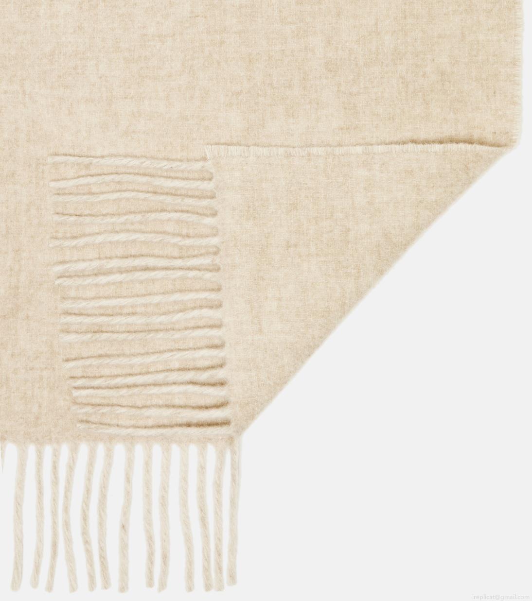 JacquemusLogo jacquard virgin wool scarf