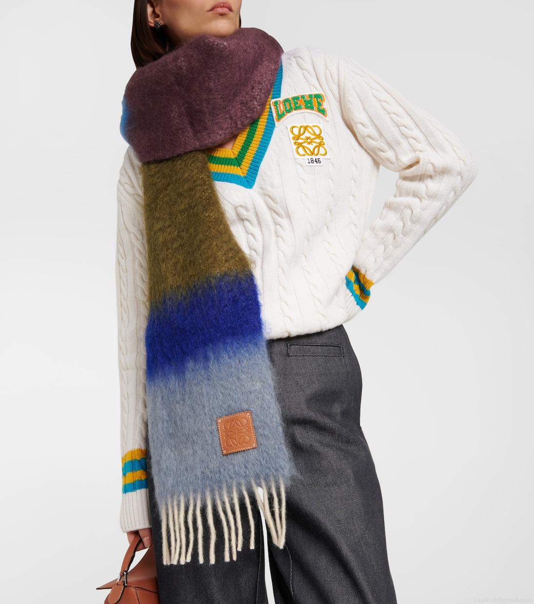 LoeweAnagram wool-blend scarf