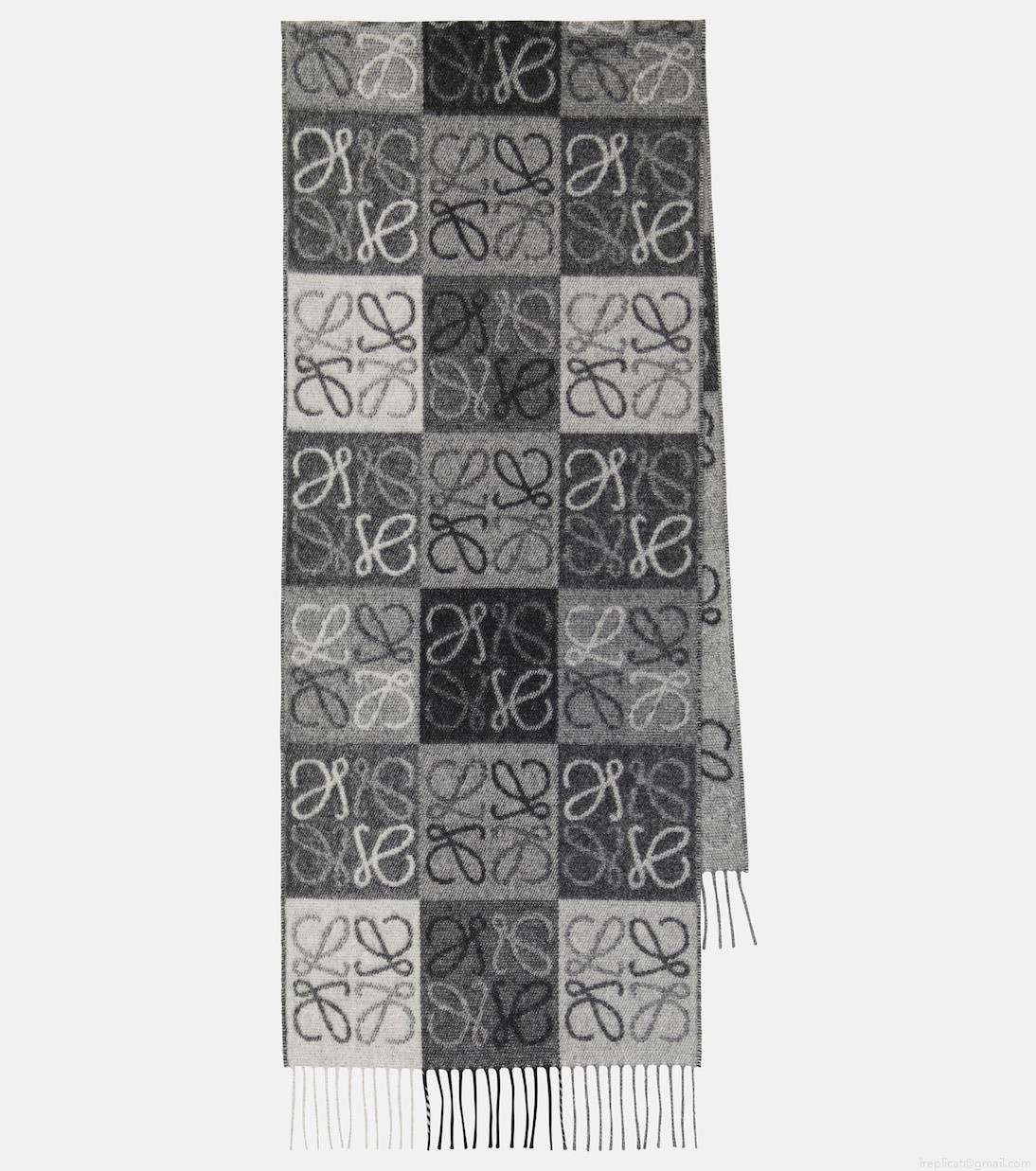 LoeweAnagram wool and cashmere scarf