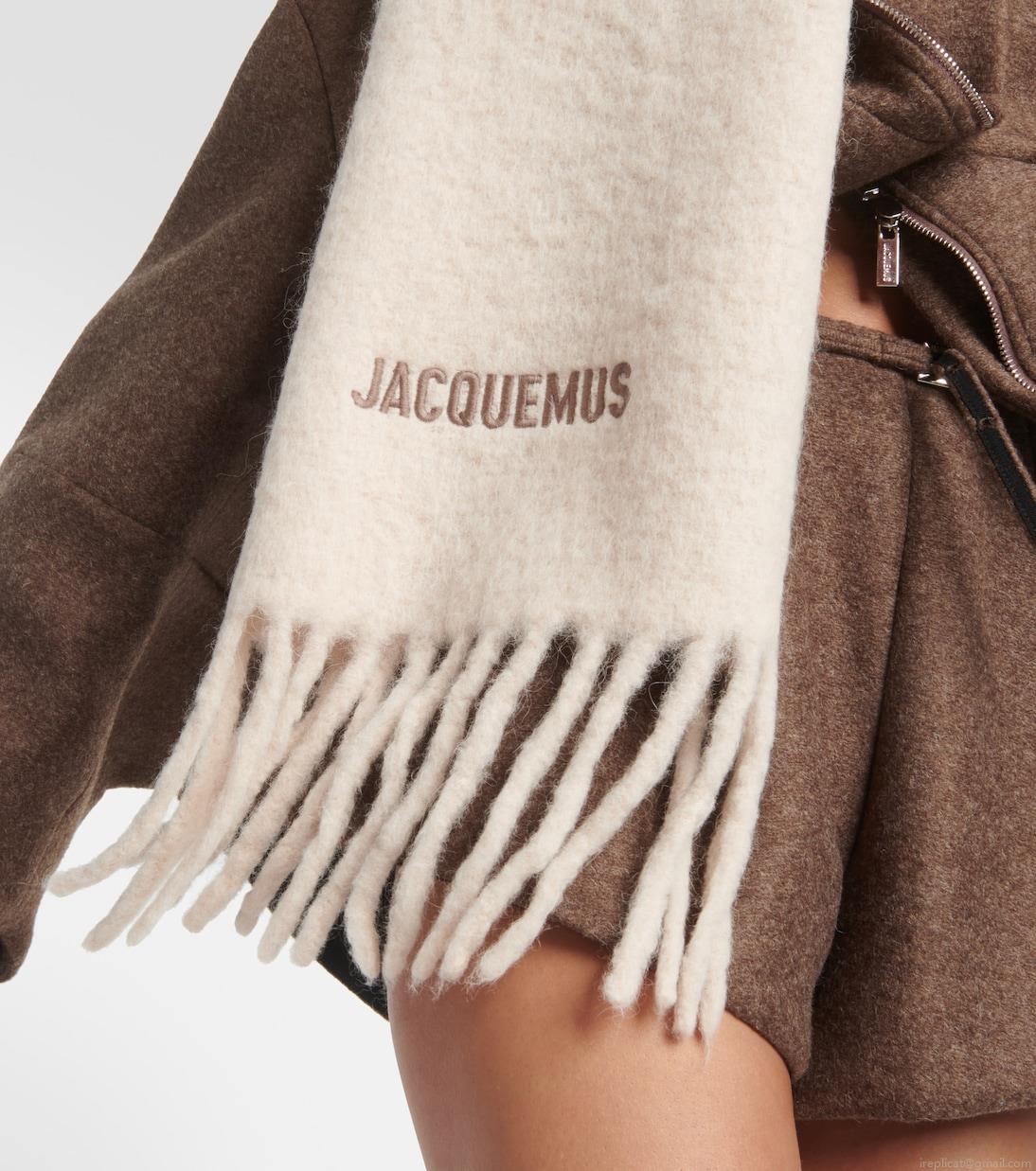 JacquemusL\'écharpe Moisson alpaca-blend scarf