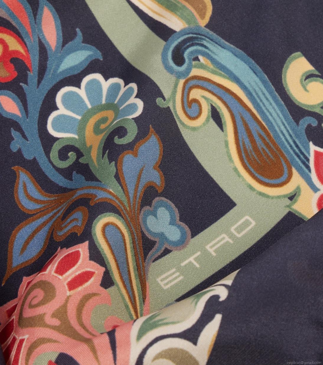 EtroPrinted silk scarf