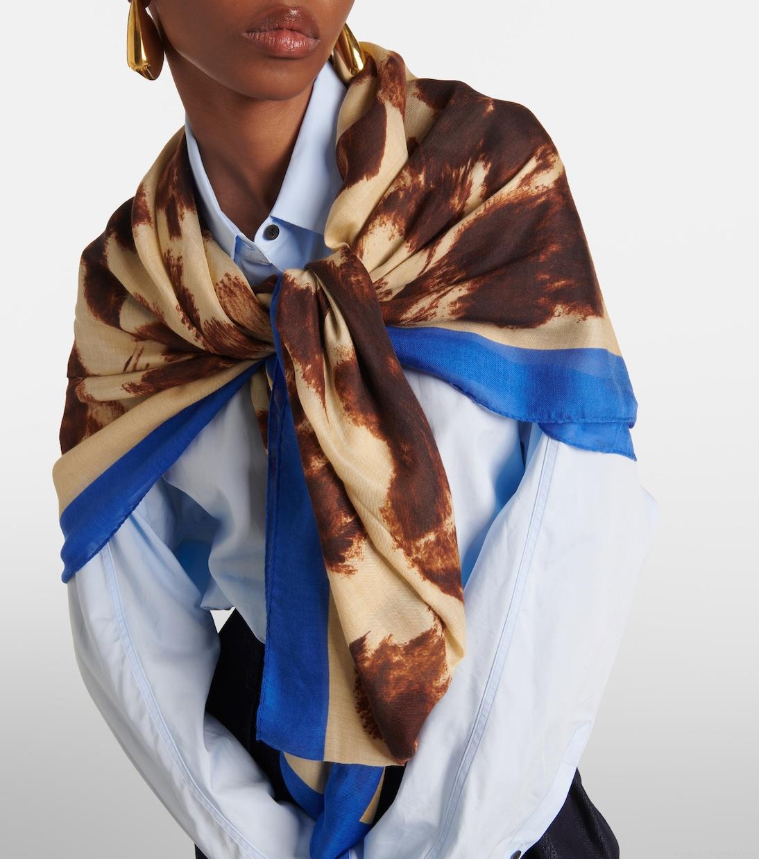 Dries Van NotenPrinted scarf