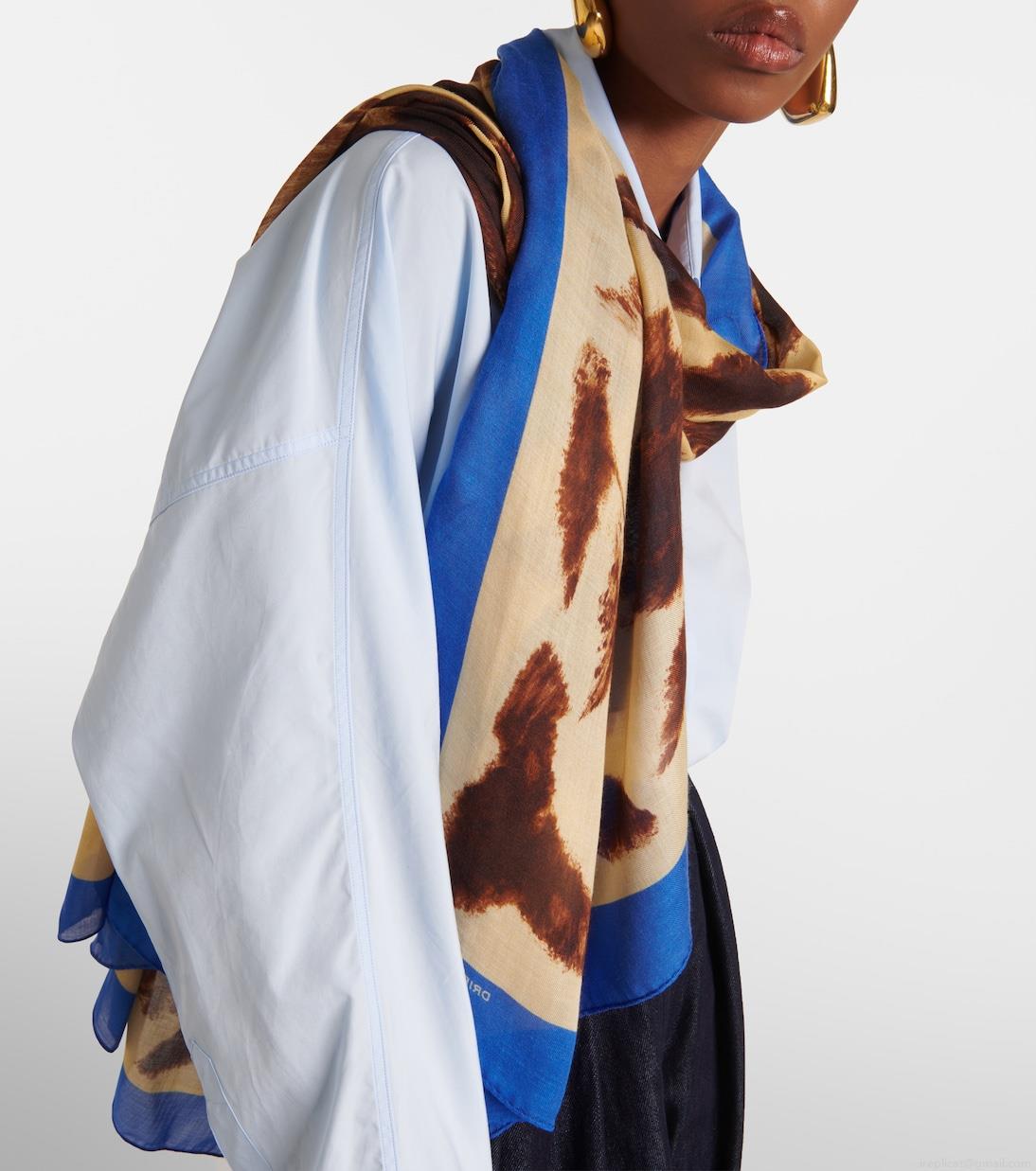 Dries Van NotenPrinted scarf