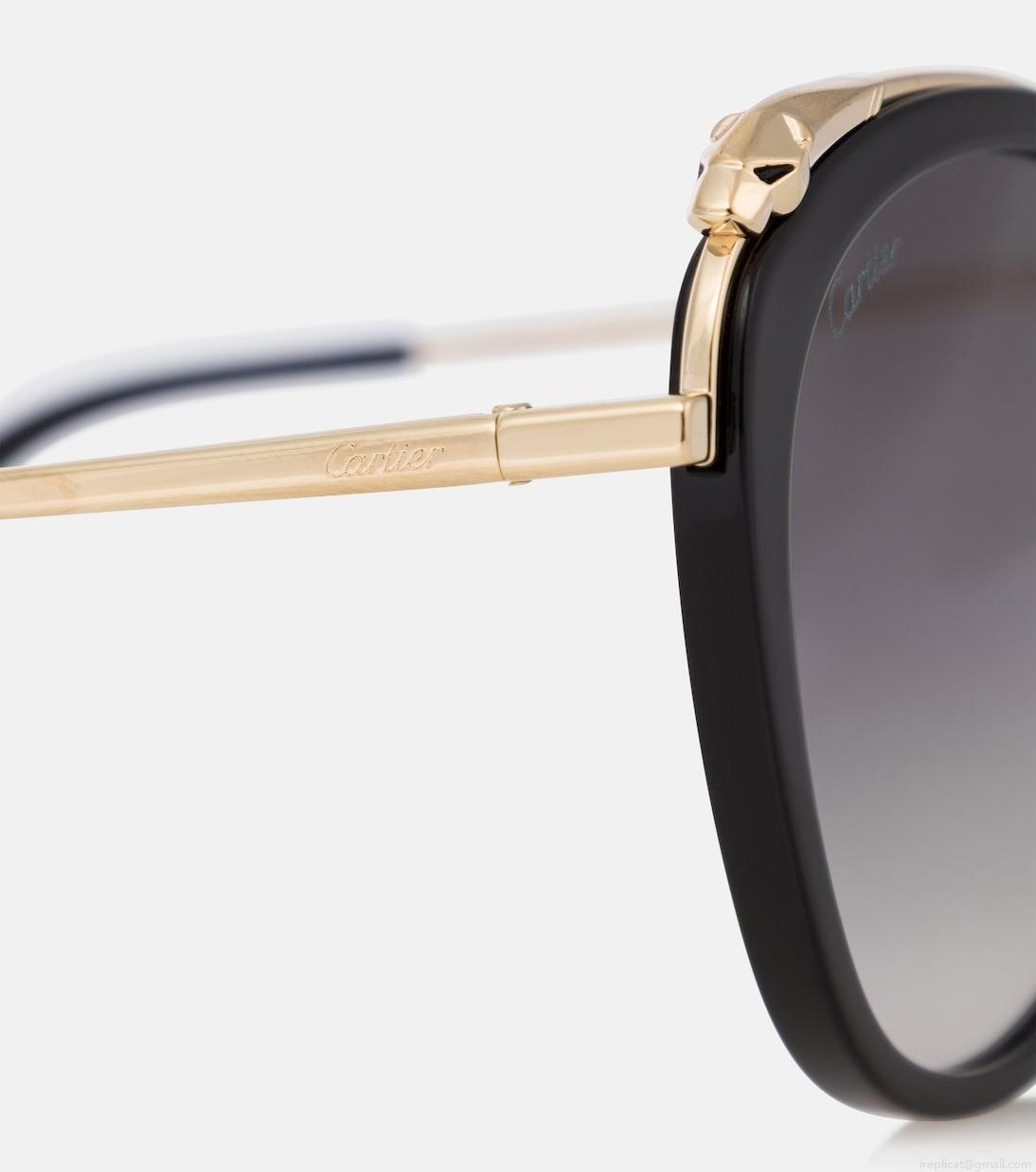 Cartier Eyewear CollectionPanthère de Cartier oversized sunglasses