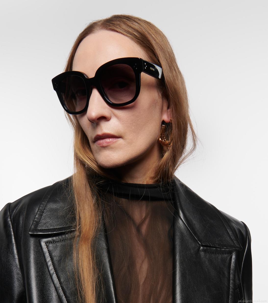 Celine EyewearD-frame acetate sunglasses