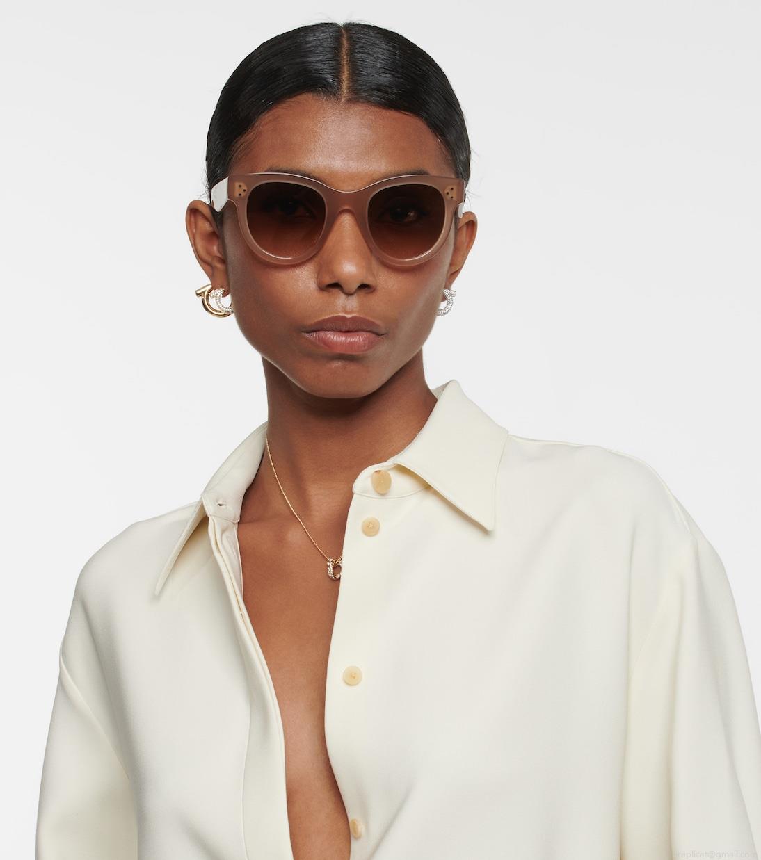 Celine EyewearD-frame acetate sunglasses