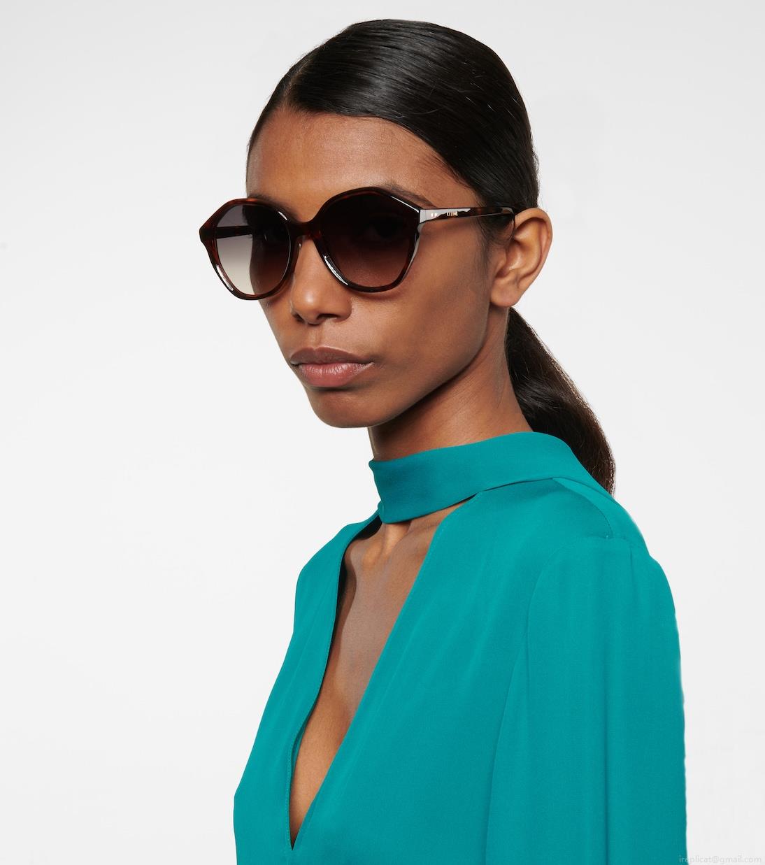 Celine EyewearOversized round sunglasses