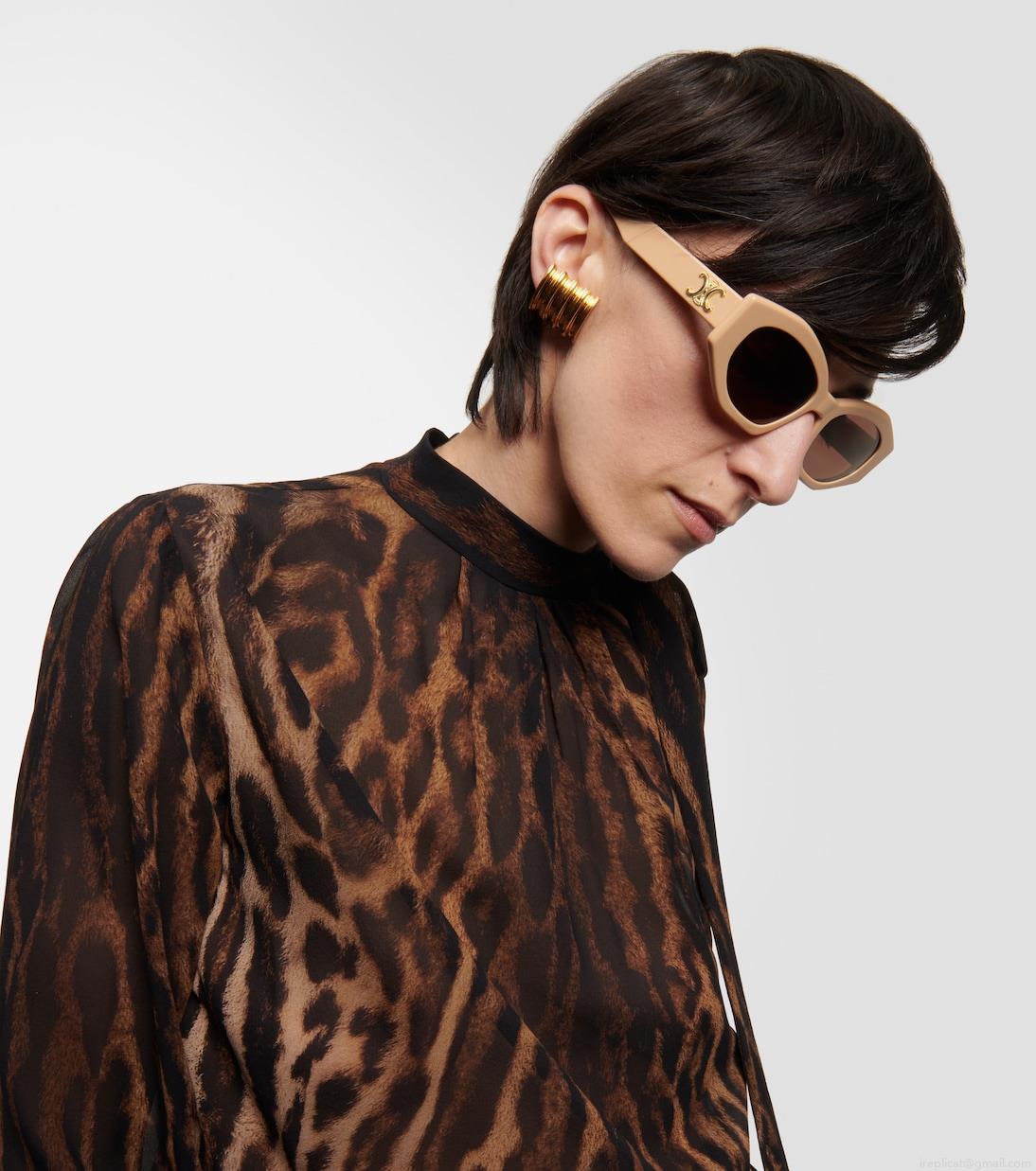 Celine EyewearTriomphe 08 cat-eye sunglasses