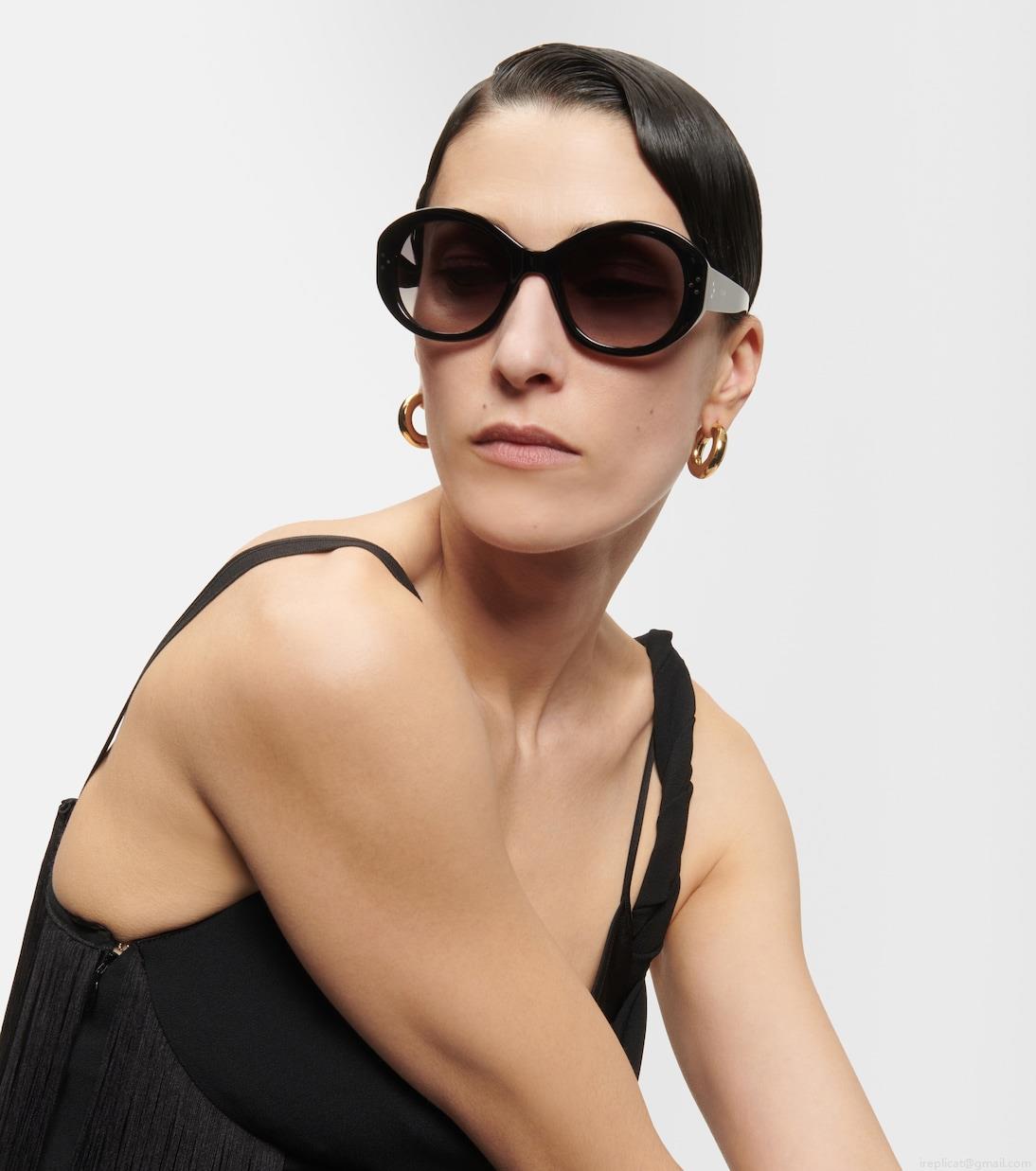 Celine EyewearBold round sunglasses