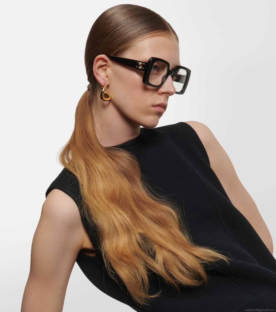Celine EyewearTriomphe square glasses Celine EyewearTriomphe square glasses