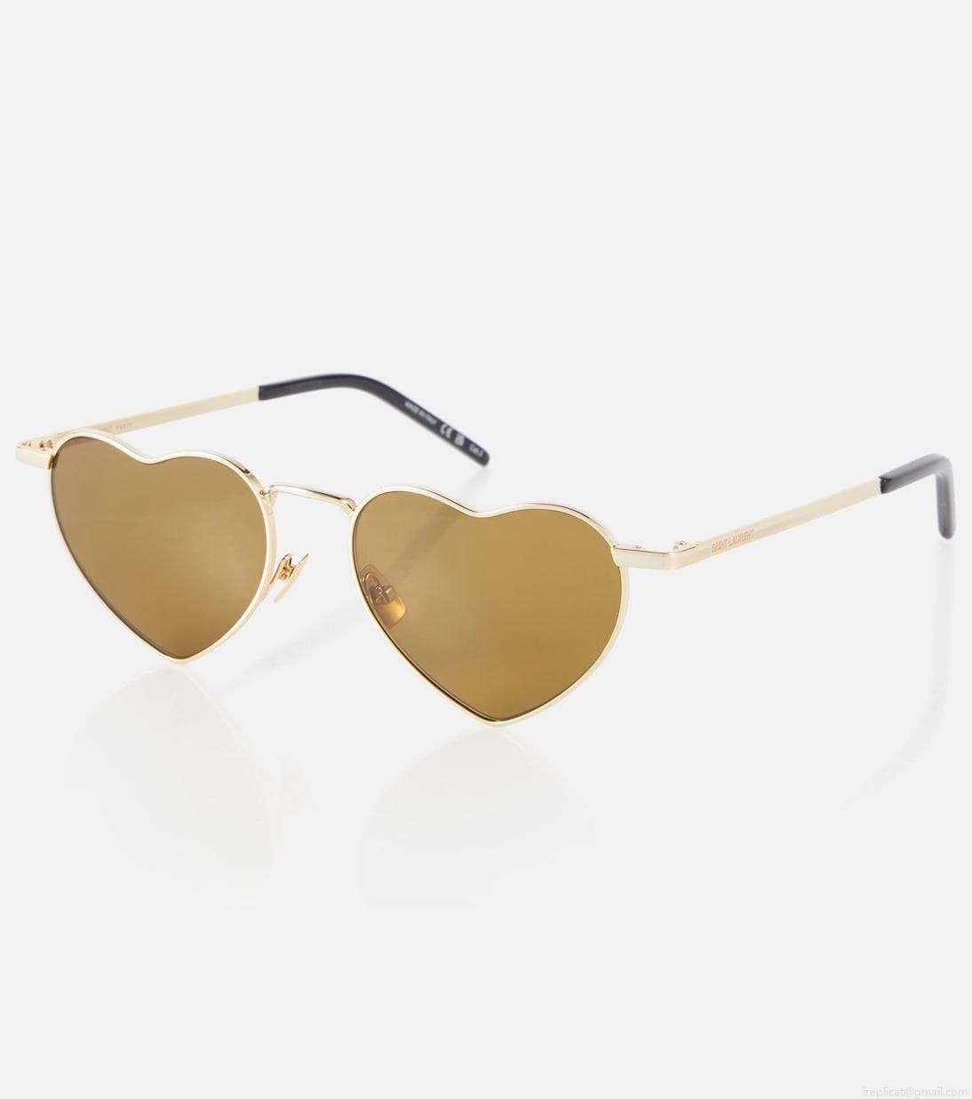 Saint LaurentSL 301 Loulou heart-shaped sunglasses