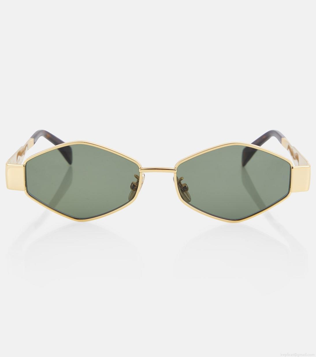 Celine EyewearTriomphe geometric sunglasses