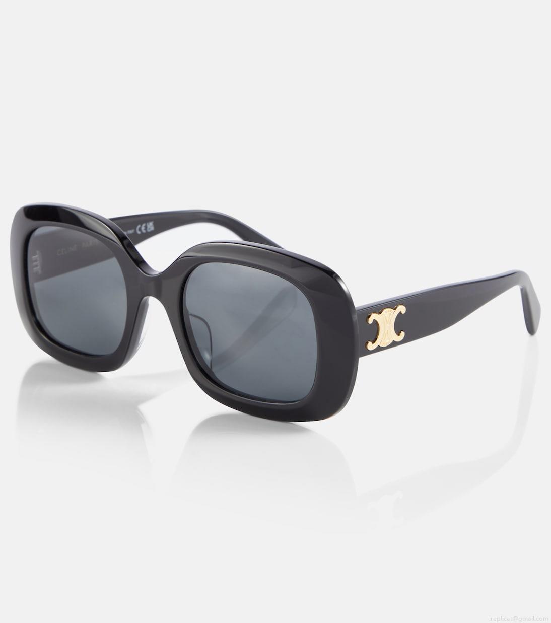 Celine EyewearTriomphe 10 square sunglasses Celine EyewearTriomphe 10 square sunglasses