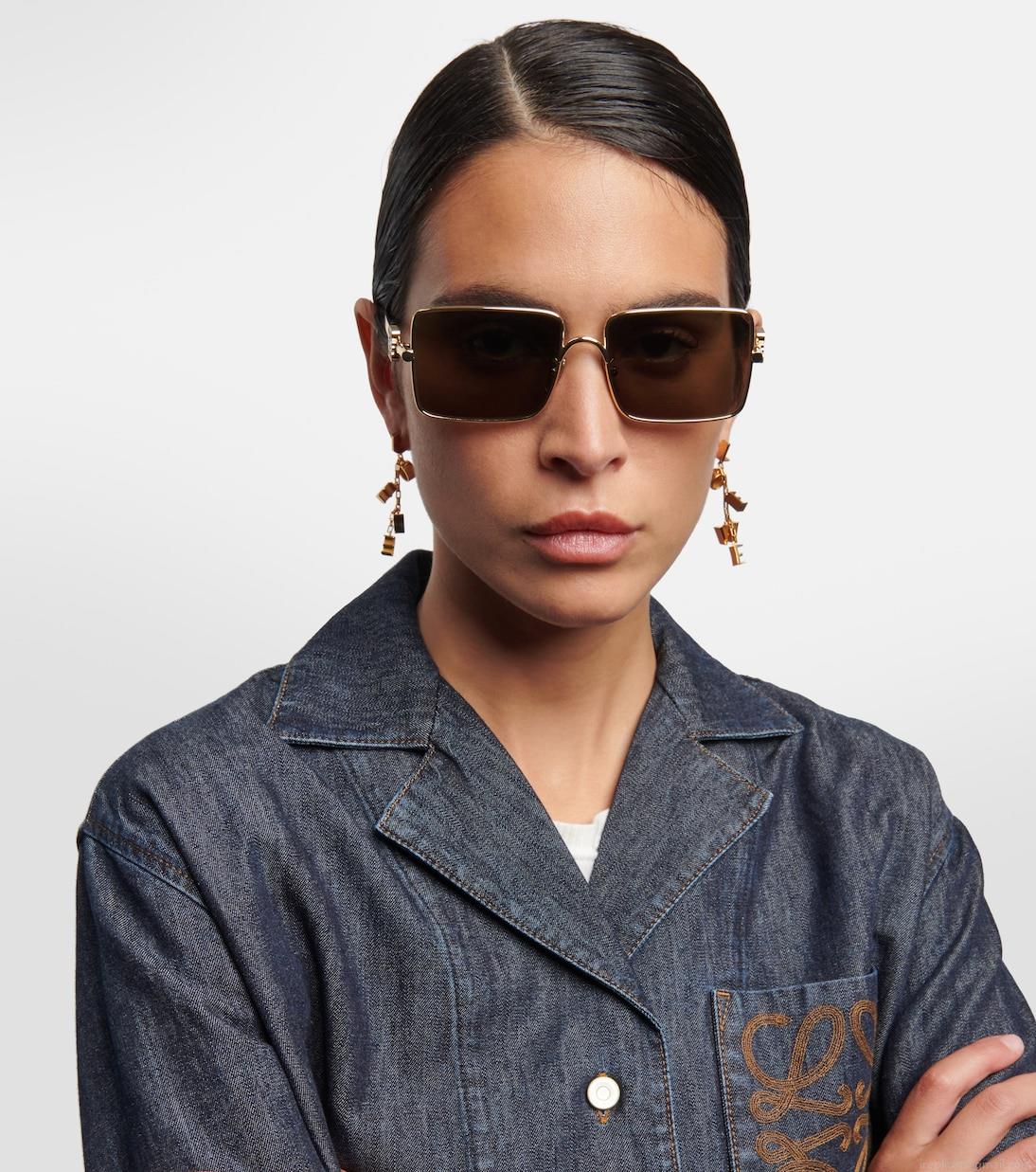 LoeweRectangular sunglasses