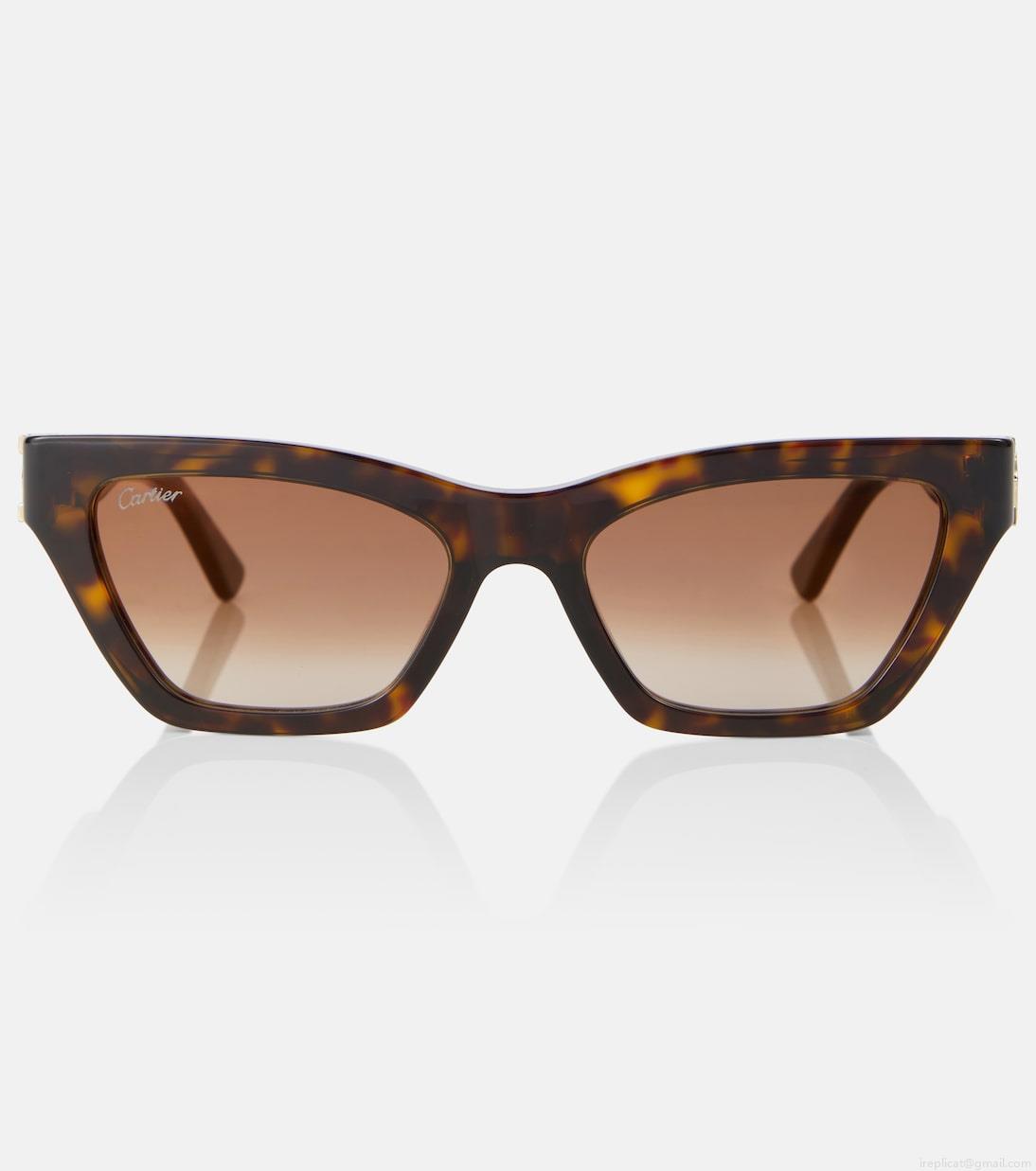 Cartier Eyewear CollectionCat-eye sunglasses Cartier Eyewear CollectionCat-eye sunglasses