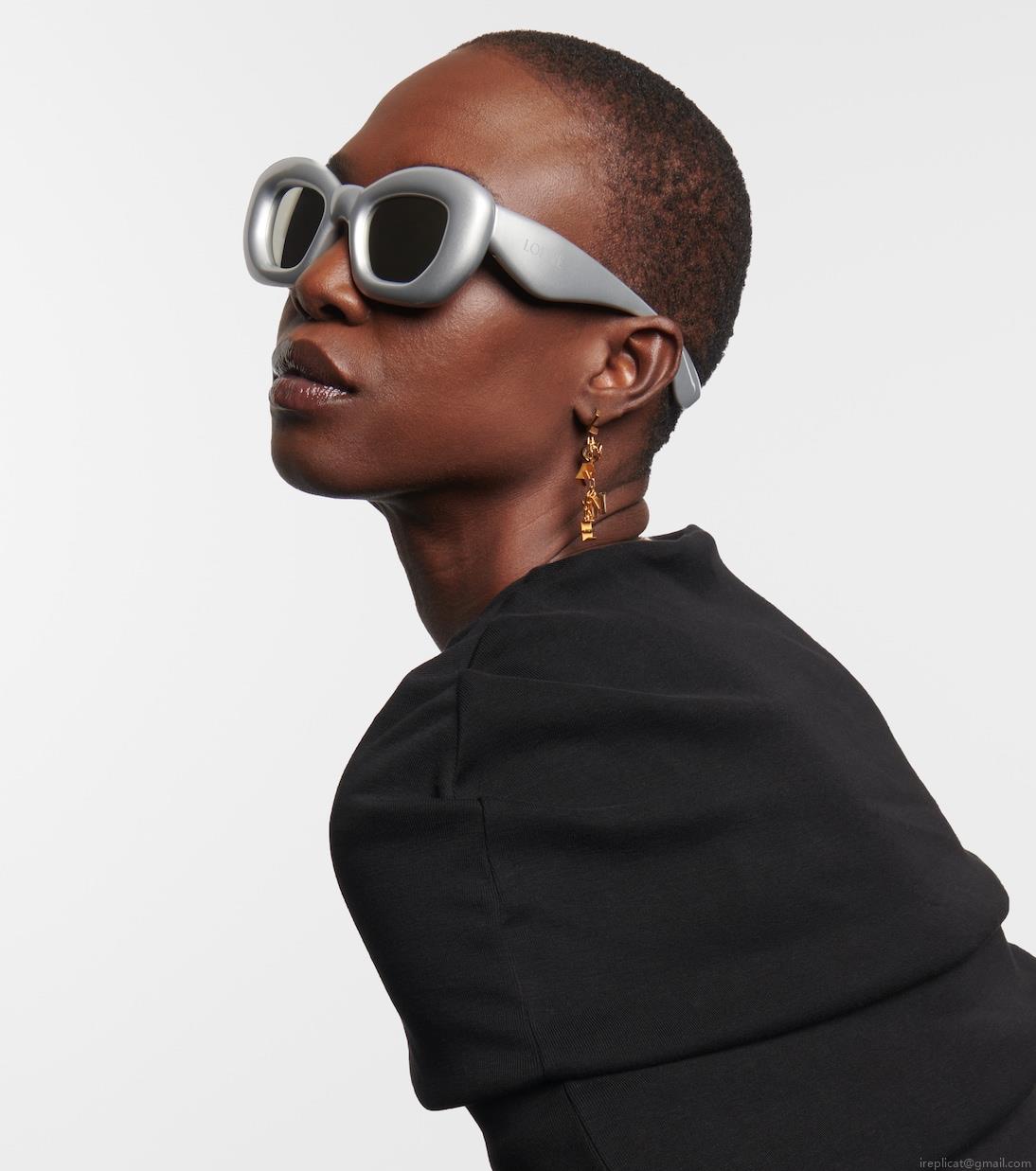 LoeweInflated rectangular sunglasses