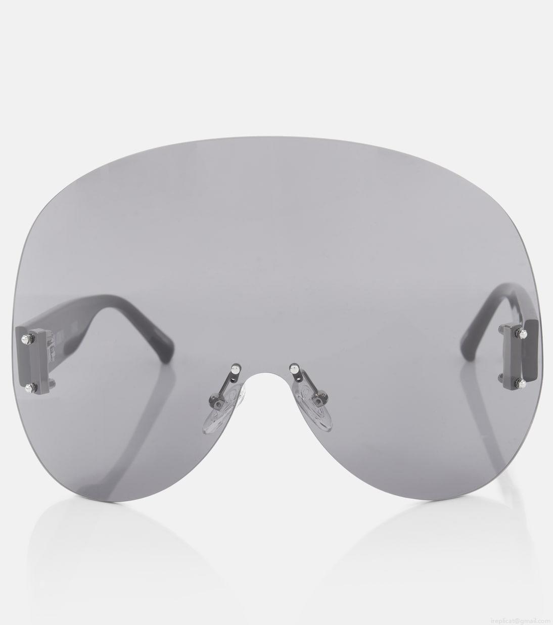 The Atticox Linda Farrow Karl mask sunglasses