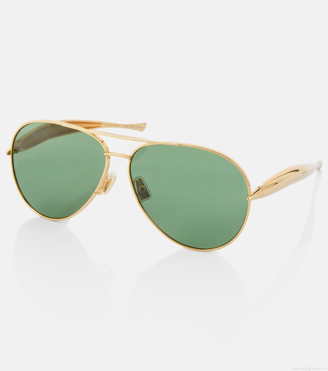 Bottega VenetaSardine aviator sunglasses