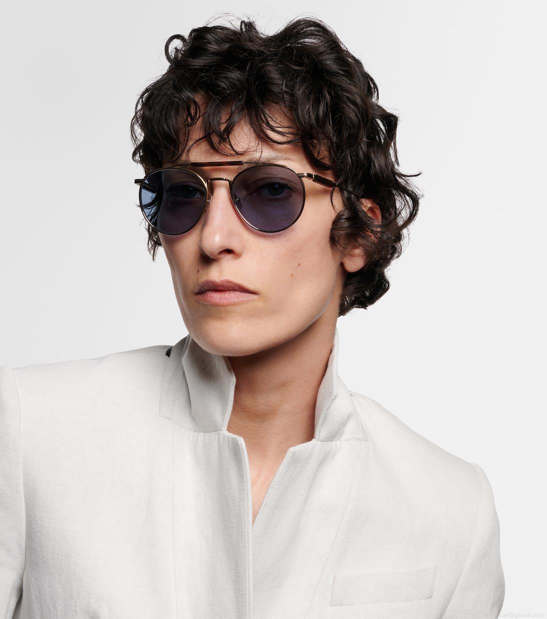 Brunello CucinelliRound sunglasses