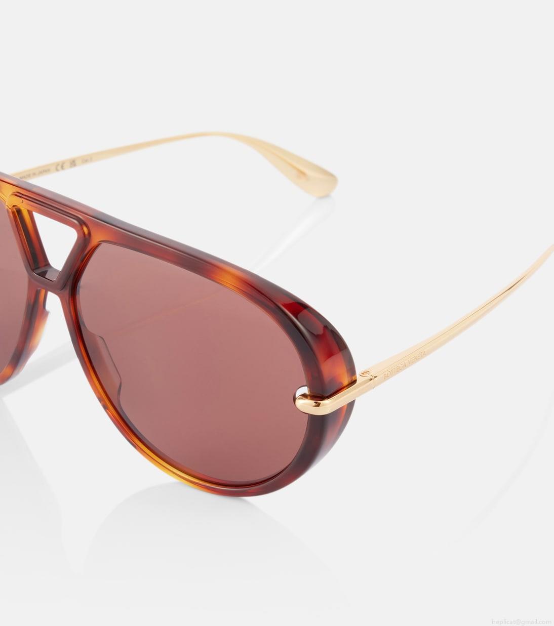 Bottega VenetaDrop aviator sunglasses