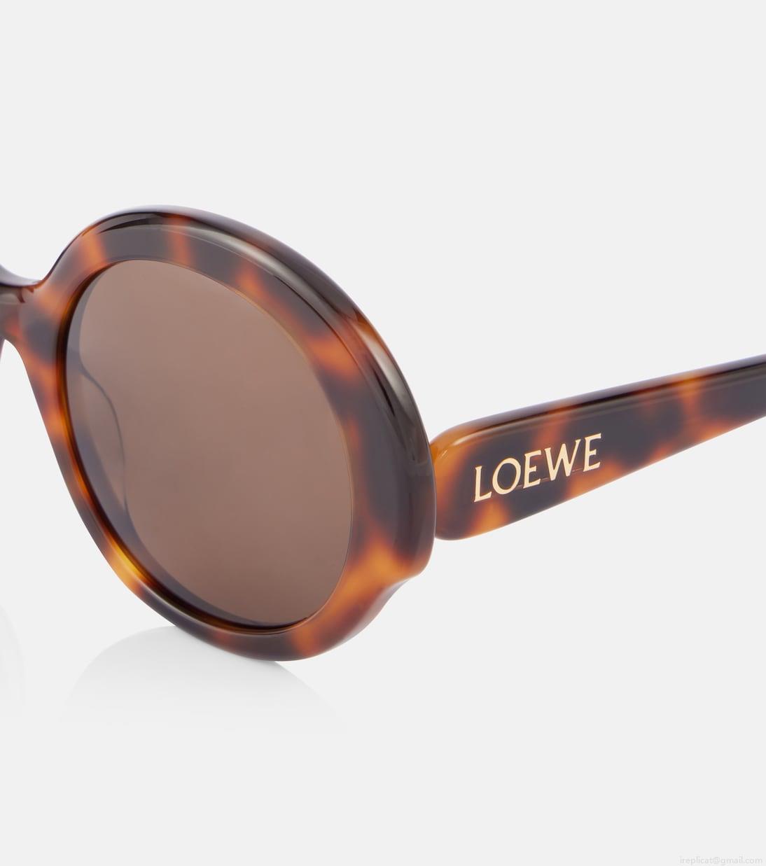 LoeweRound Slim oversized sunglasses