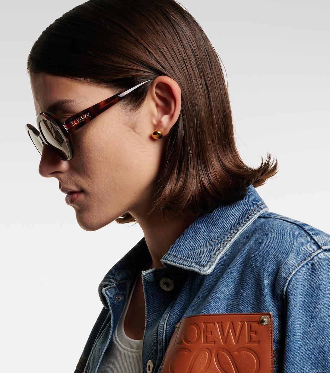 LoeweRound Slim oversized sunglasses