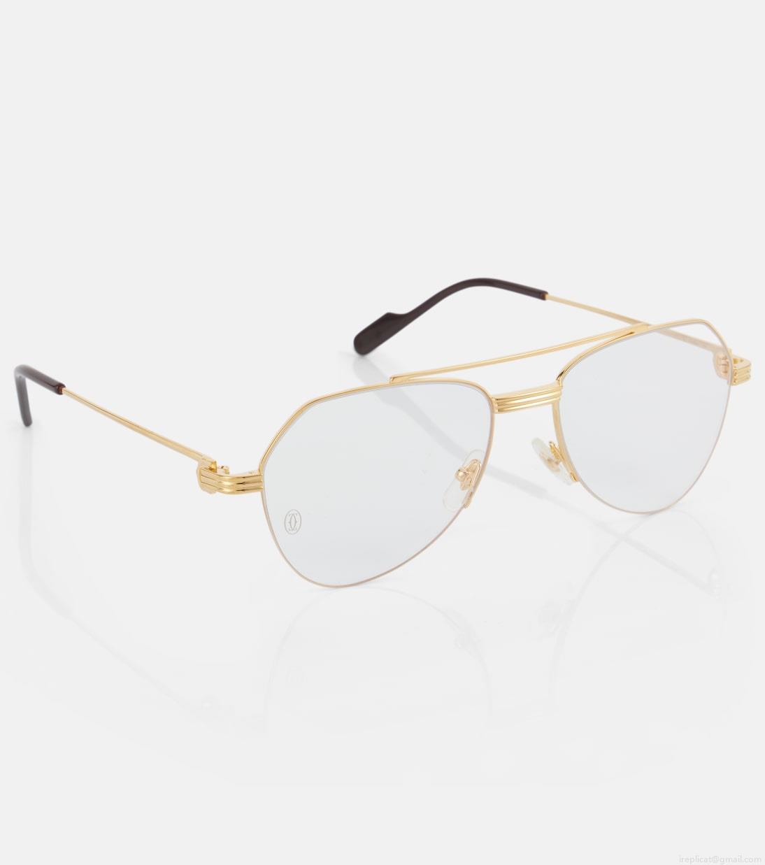 Cartier Eyewear CollectionPremière aviator glasses